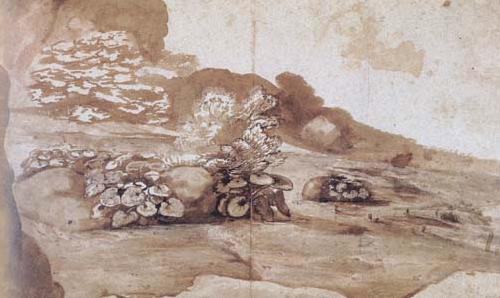 Claude Lorrain A Brook in Subiaco (mk17)